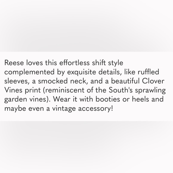 NWT Draper James Printed Swiss Dot Smocked Dress Size XL - Picture 3 of 6